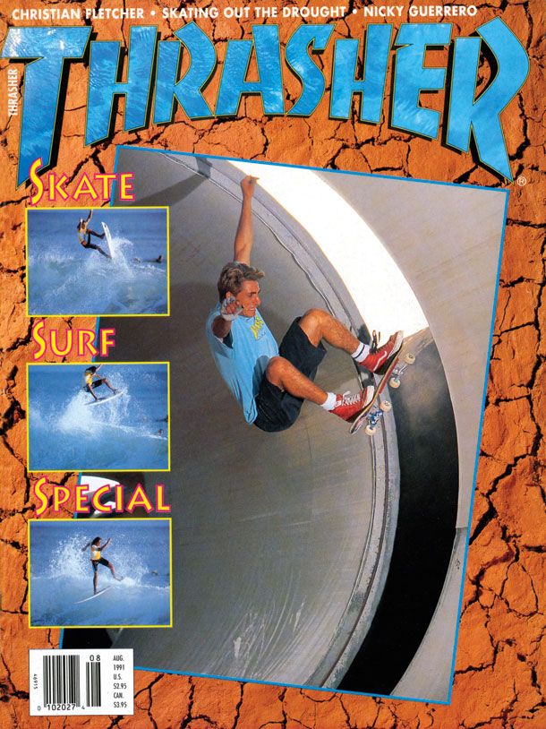 Thrasher Magazine Aug 1991