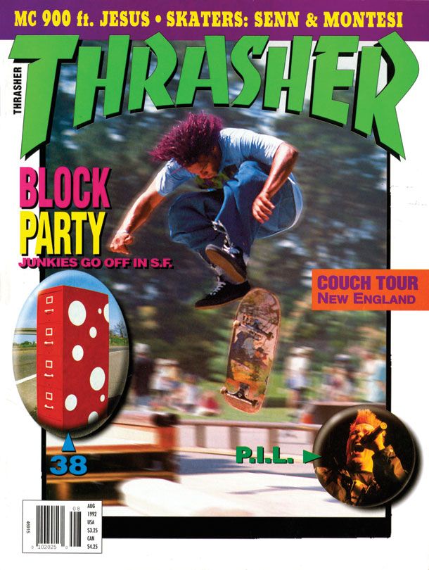 Thrasher Magazine Aug 1992