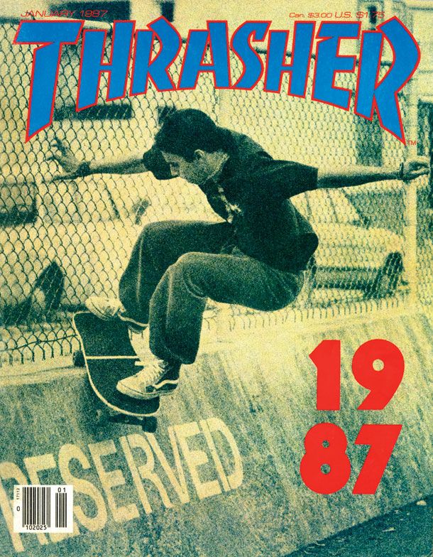 Thrasher Magazine Jan 1987